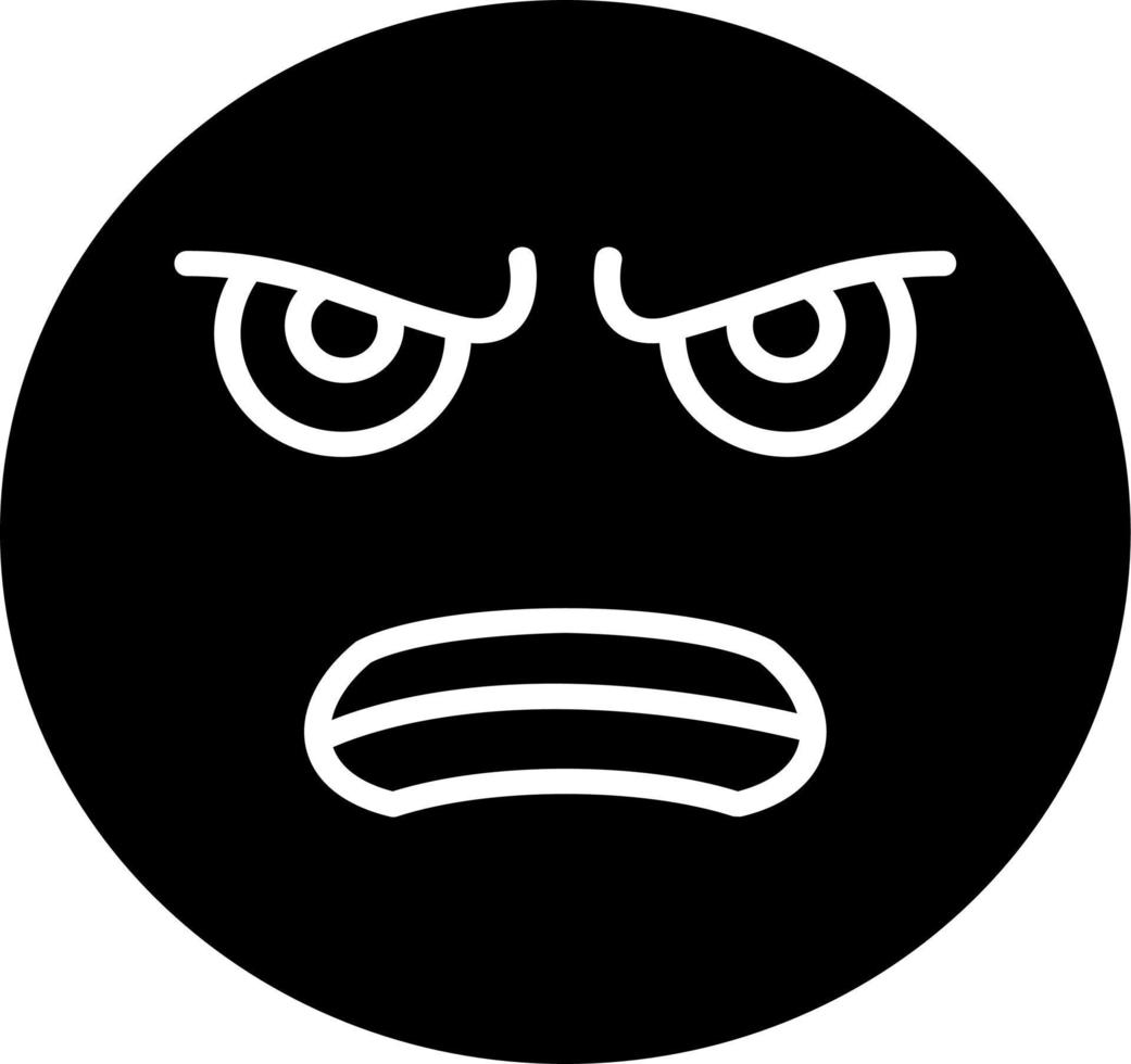 Angry Vector Icon