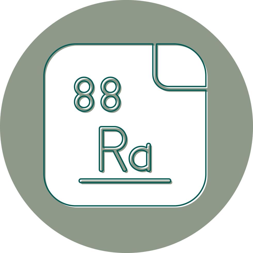 Radium Vector Icon