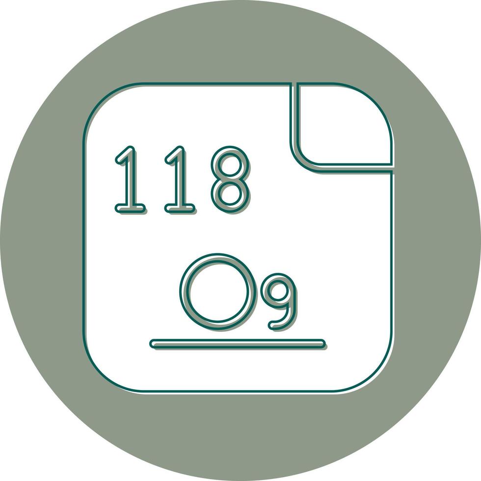 Oganesson Vector Icon