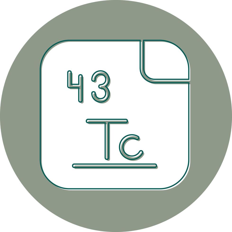 Technetium Vector Icon