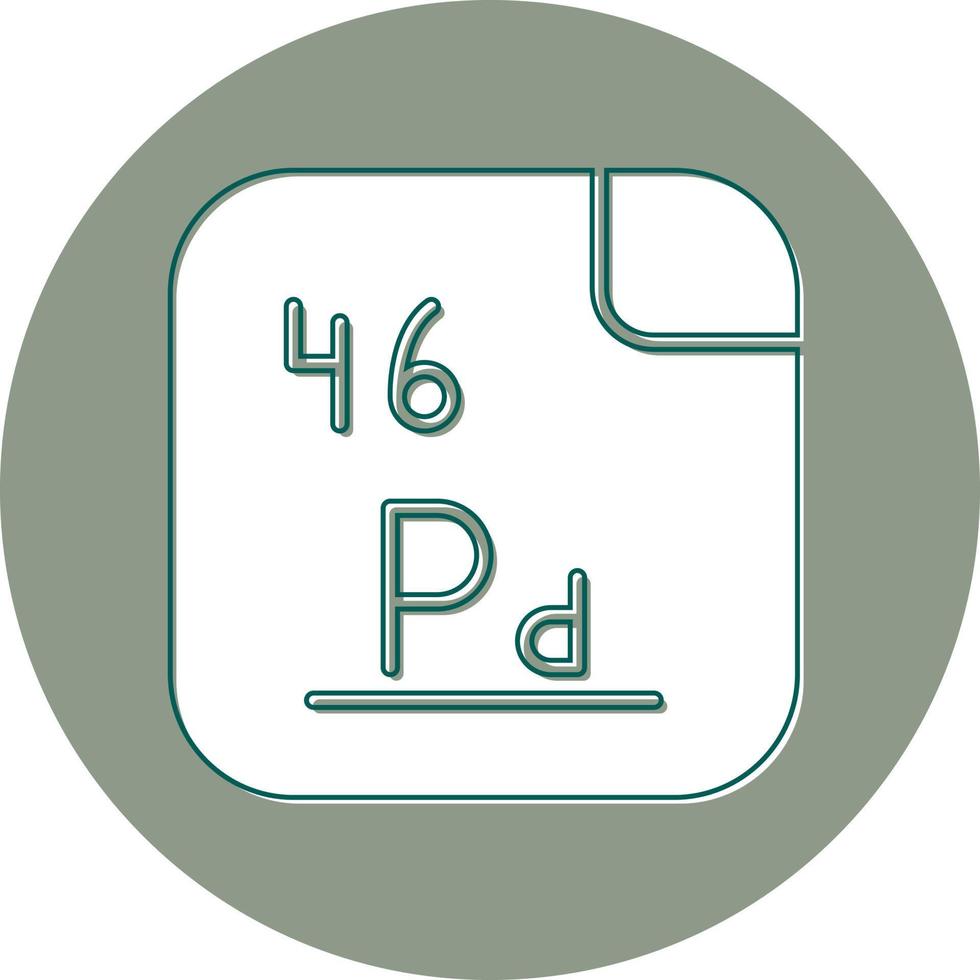 Palladium Vector Icon