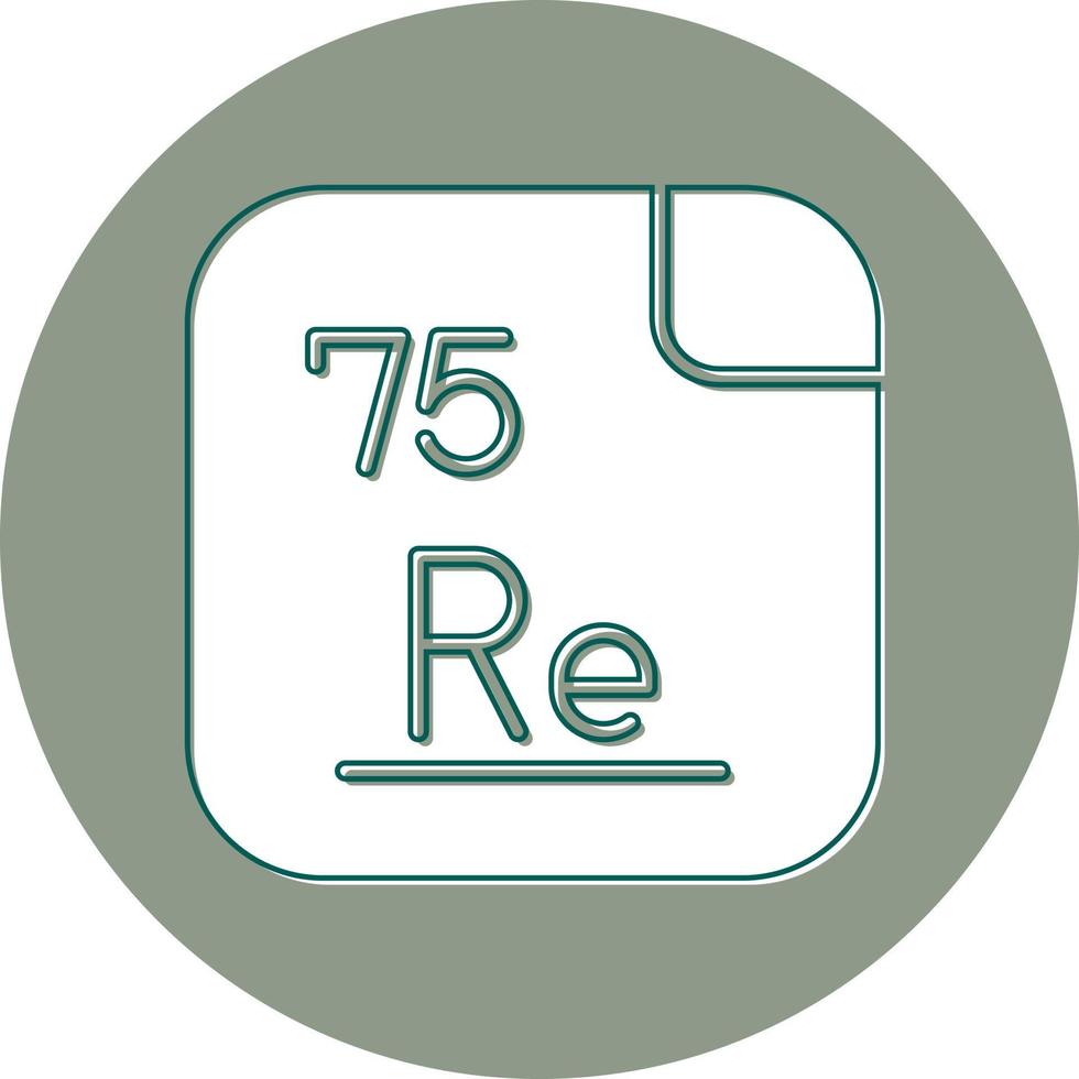 Rhenium Vector Icon