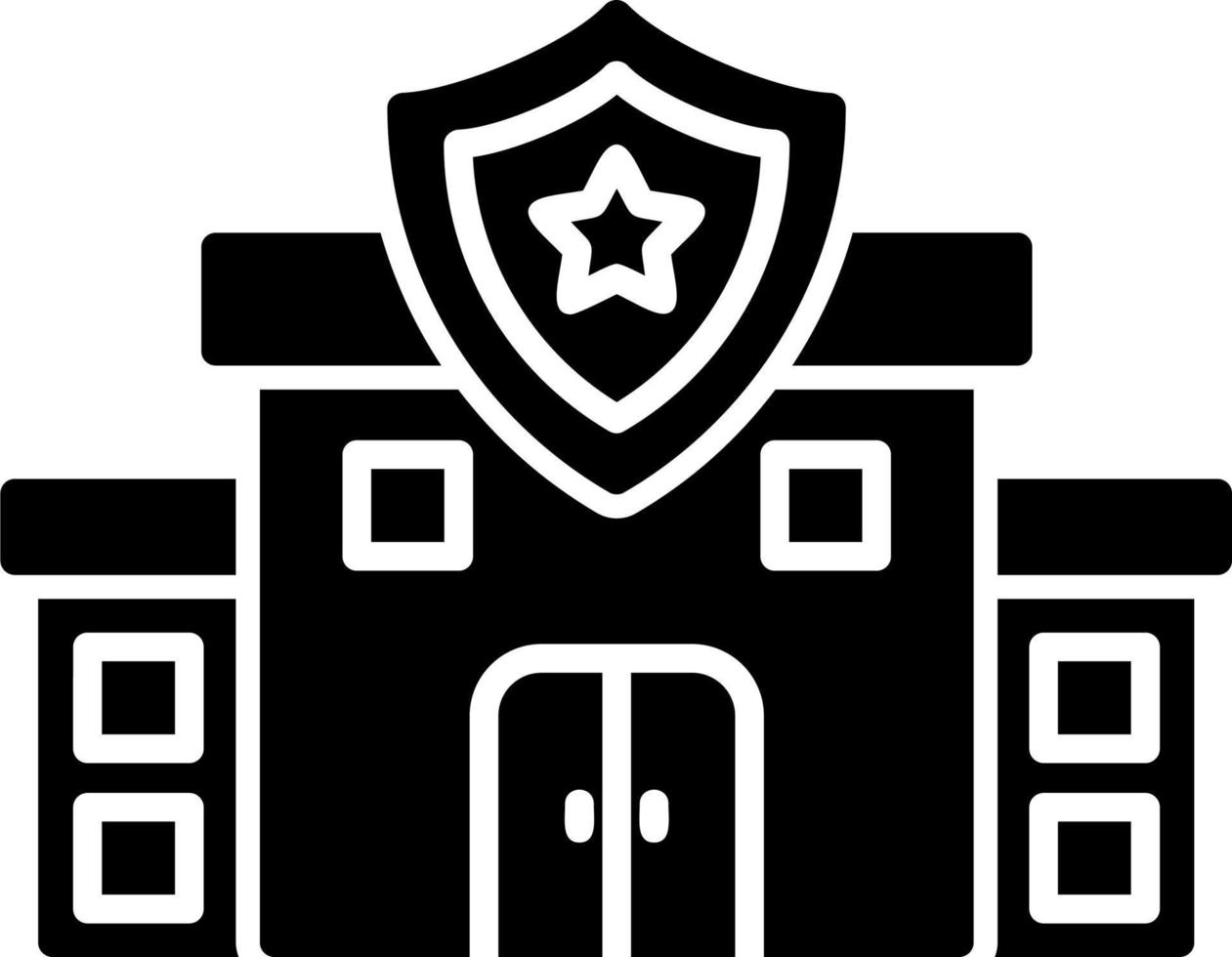 Police station Vector Icon