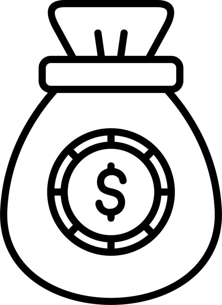 Money Bag Vector Icon