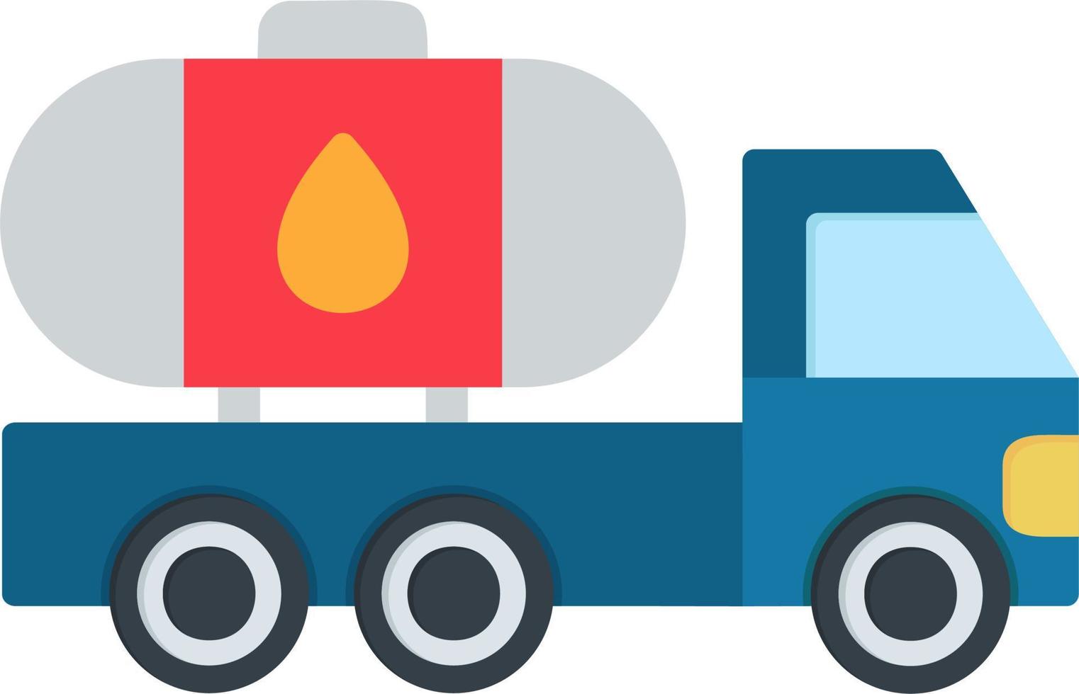 Tank Truck Vector Icon