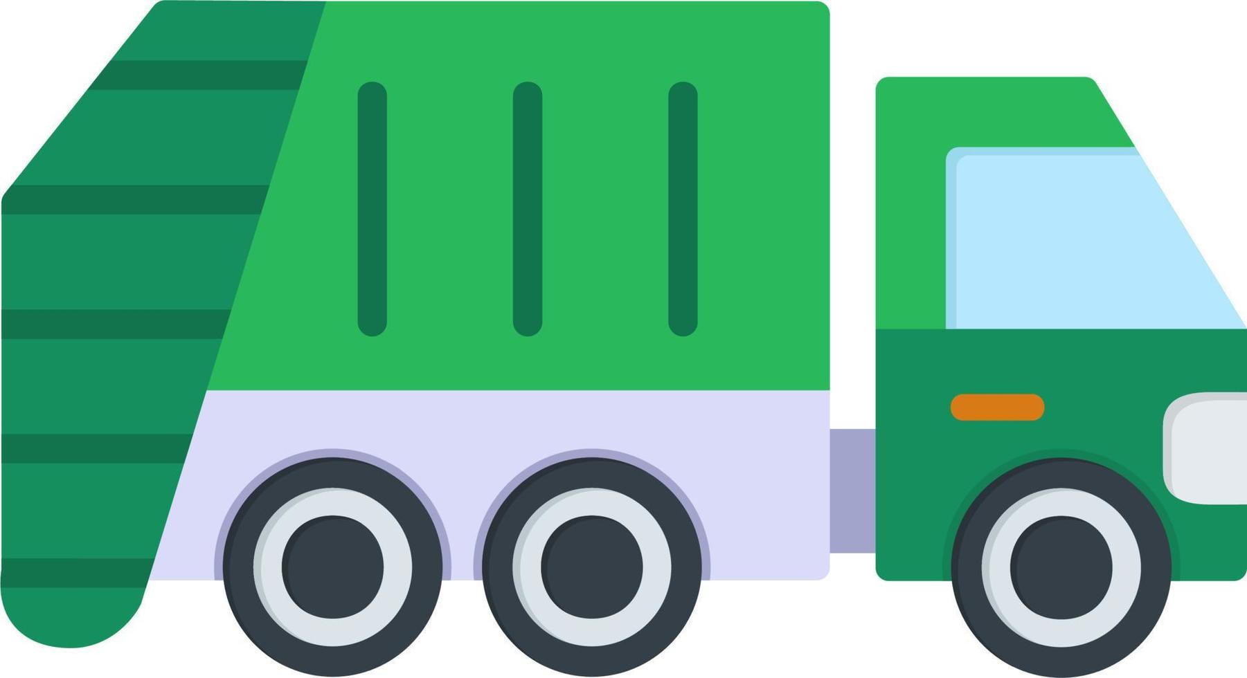 Garbage Truck Vector Icon