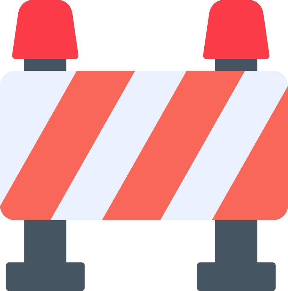 Road Block Vector Icon