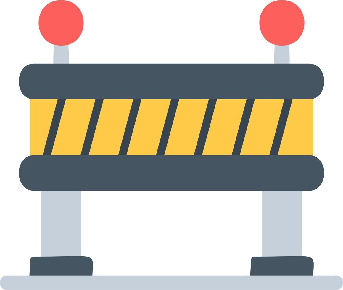 Road Block Vector Icon