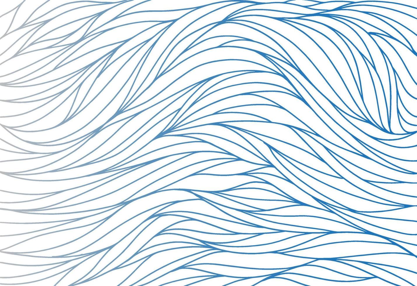 line art wave pattern vector background