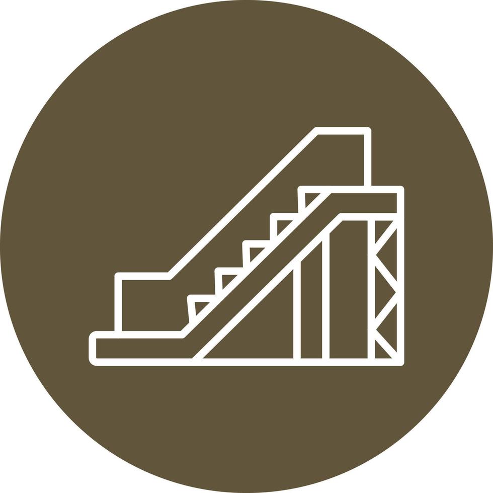 Escalator Vector Icon