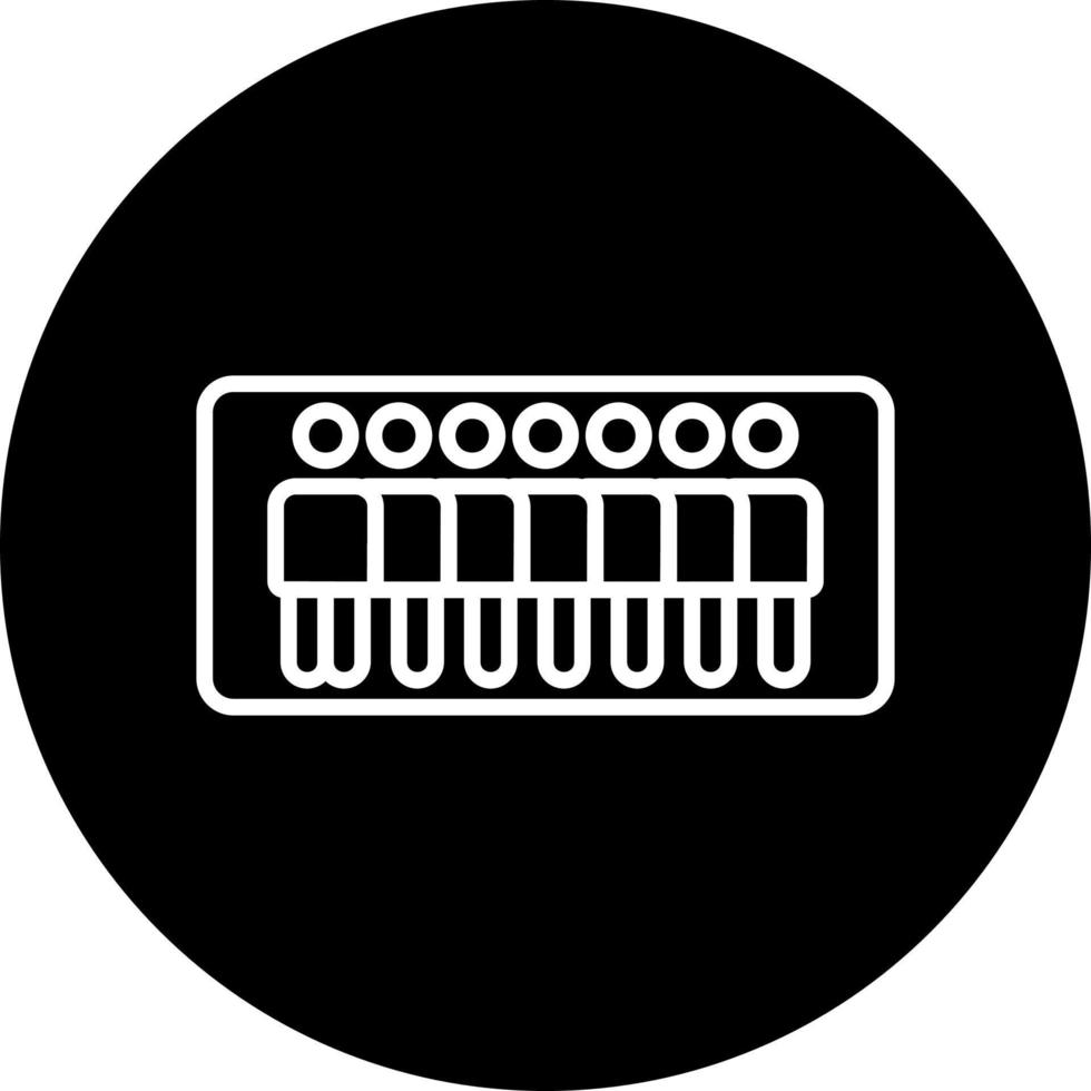 Straight Line Sign Vector Icon