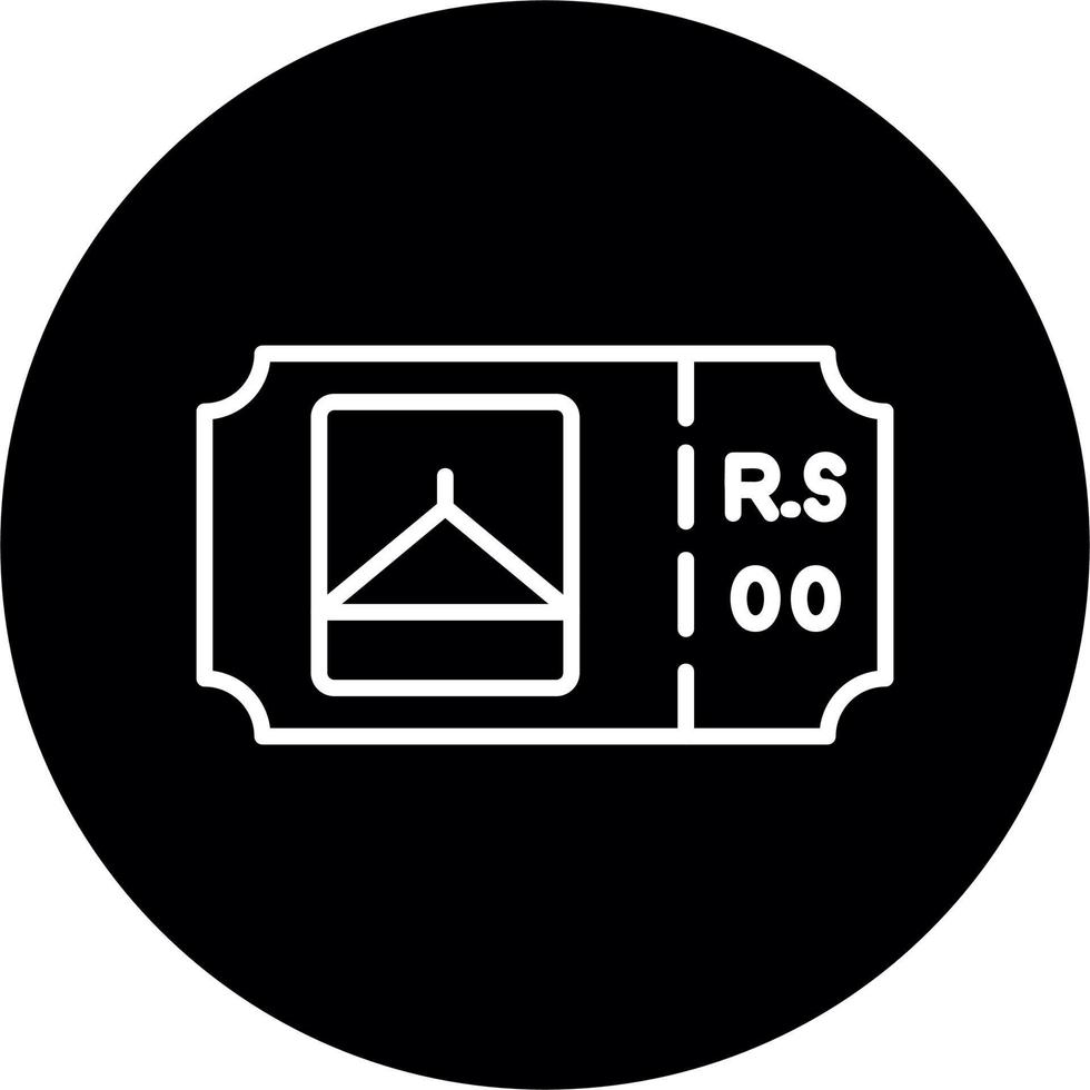 Park Ticket Vector Icon