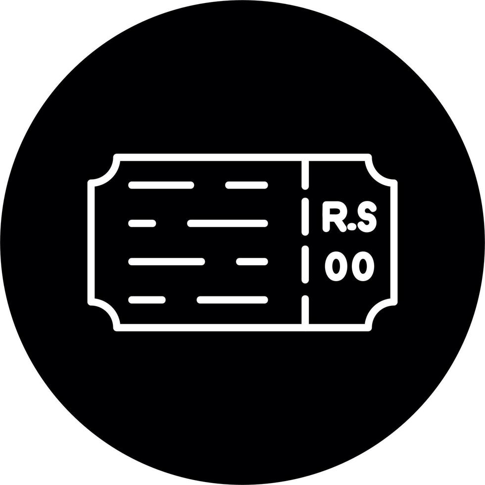Ticket Vector Icon