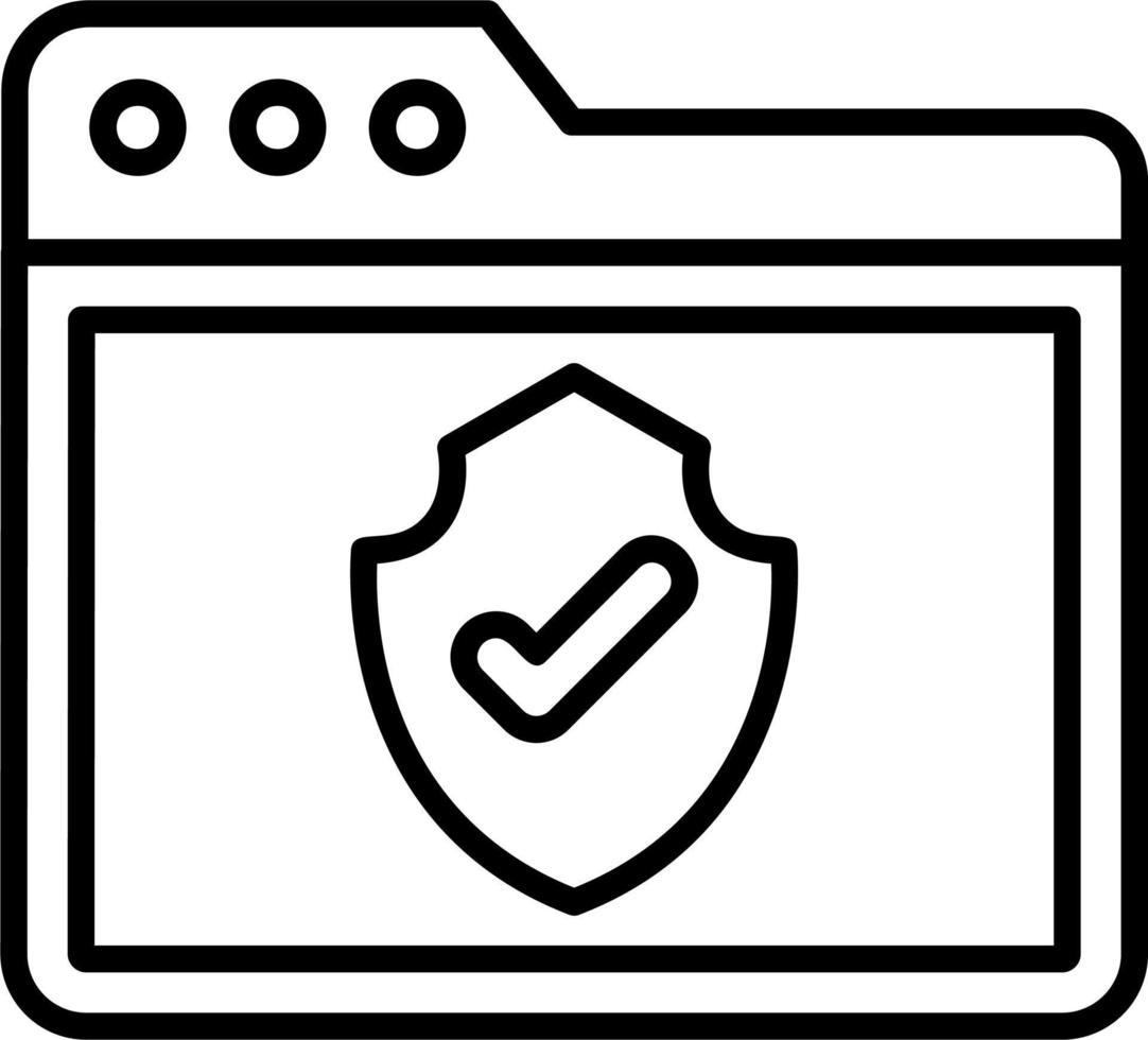 icono de vector de seguridad