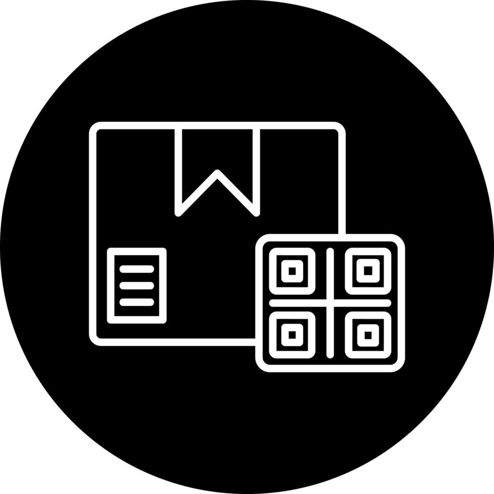 icono de vector de código qr