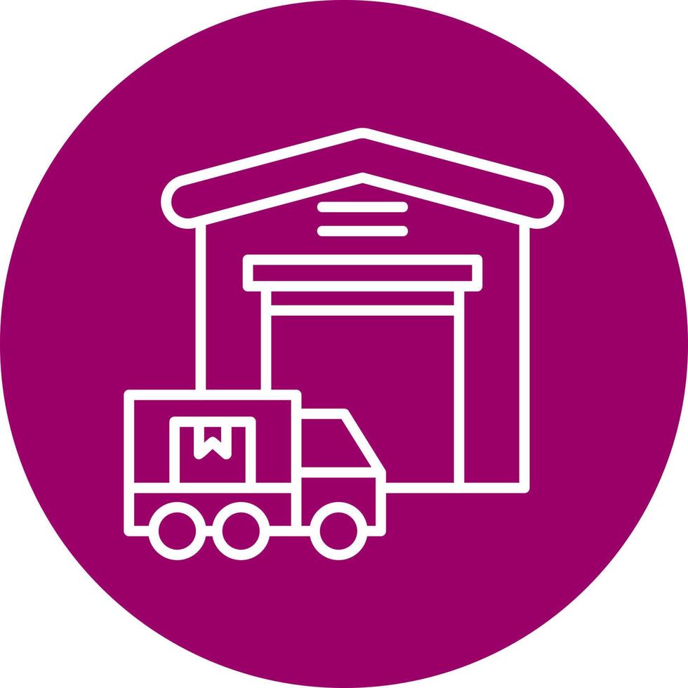 Distribution Center Vector Icon