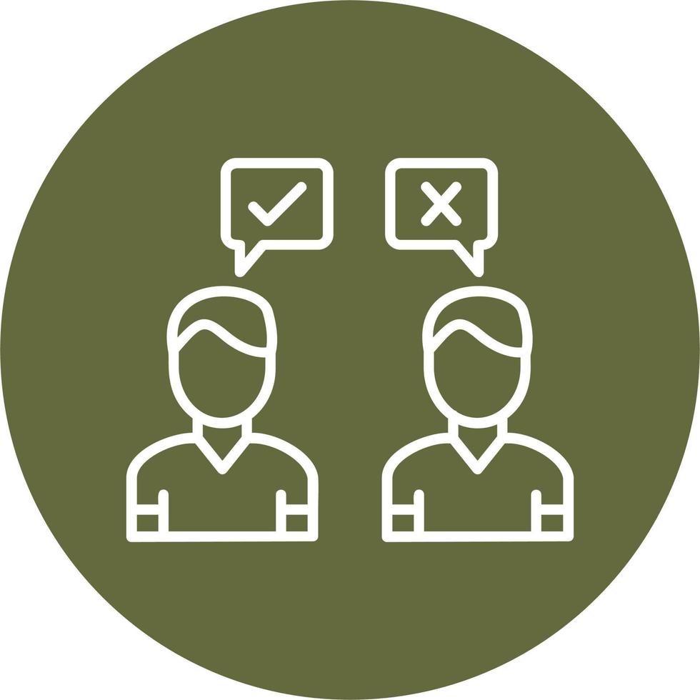 Dispute Vector Icon