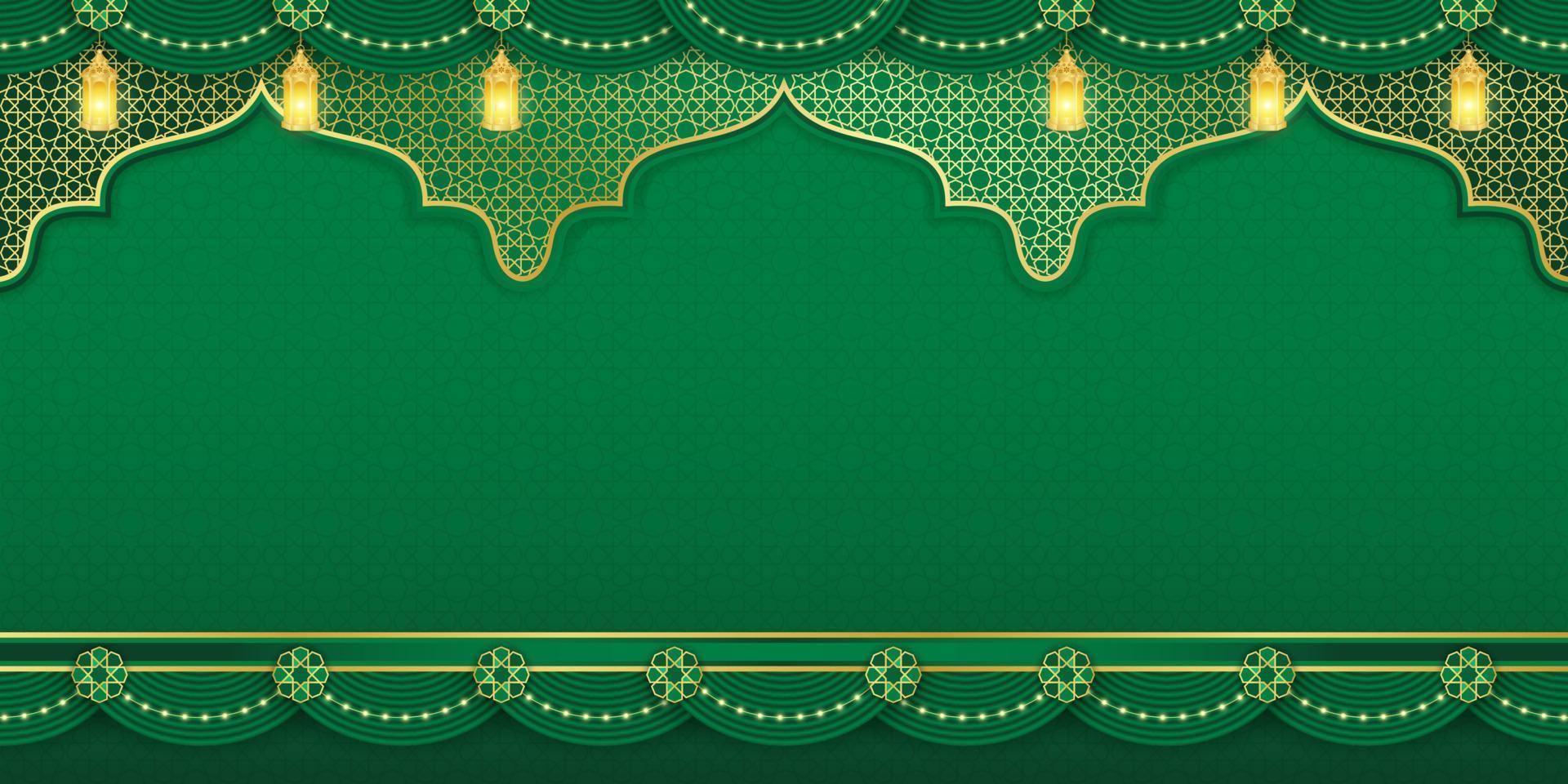 Islamic ornament template for background, banner, poster, cover design, social media feed, stories. Ramadan Kareem and eid mubarak 2023 concept vector