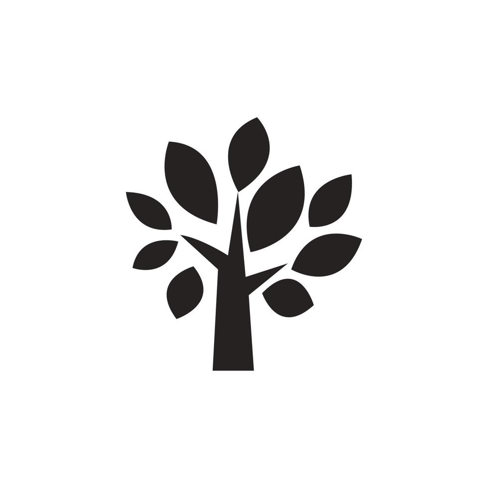 leaves icon solid, glyph, black. vector