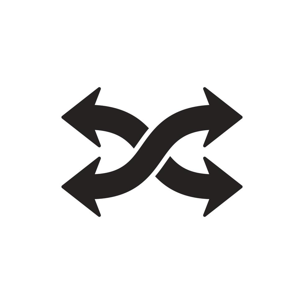 arrows icon solid, glyph vector