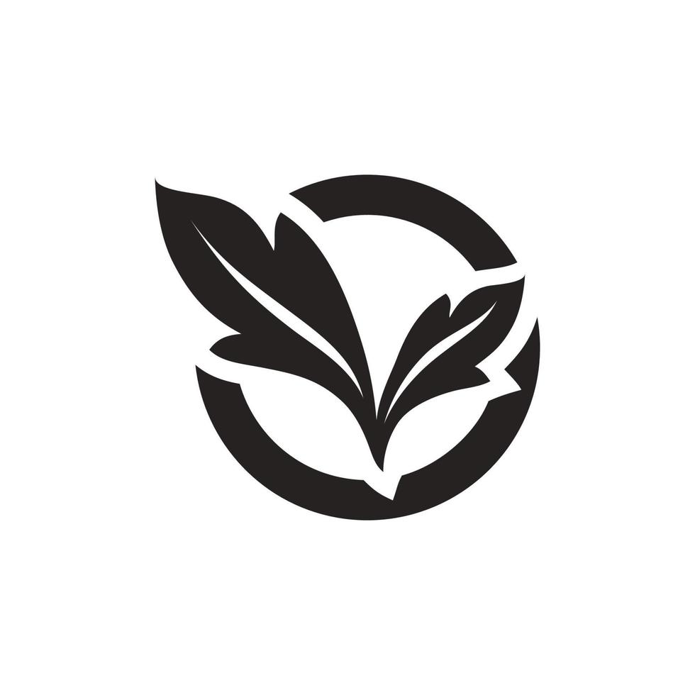 ecology icon glyph solid black vector