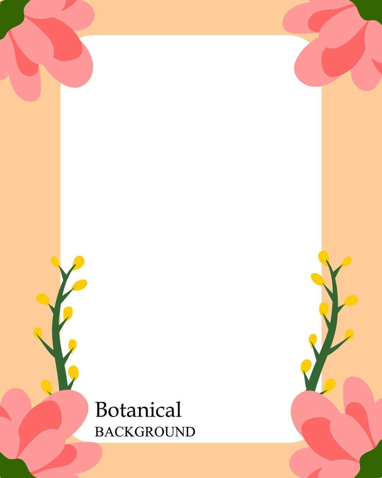 Modern vintage pink templates. Wedding and birthday invitations. Floral frames and backgrounds design. Vector illustration.