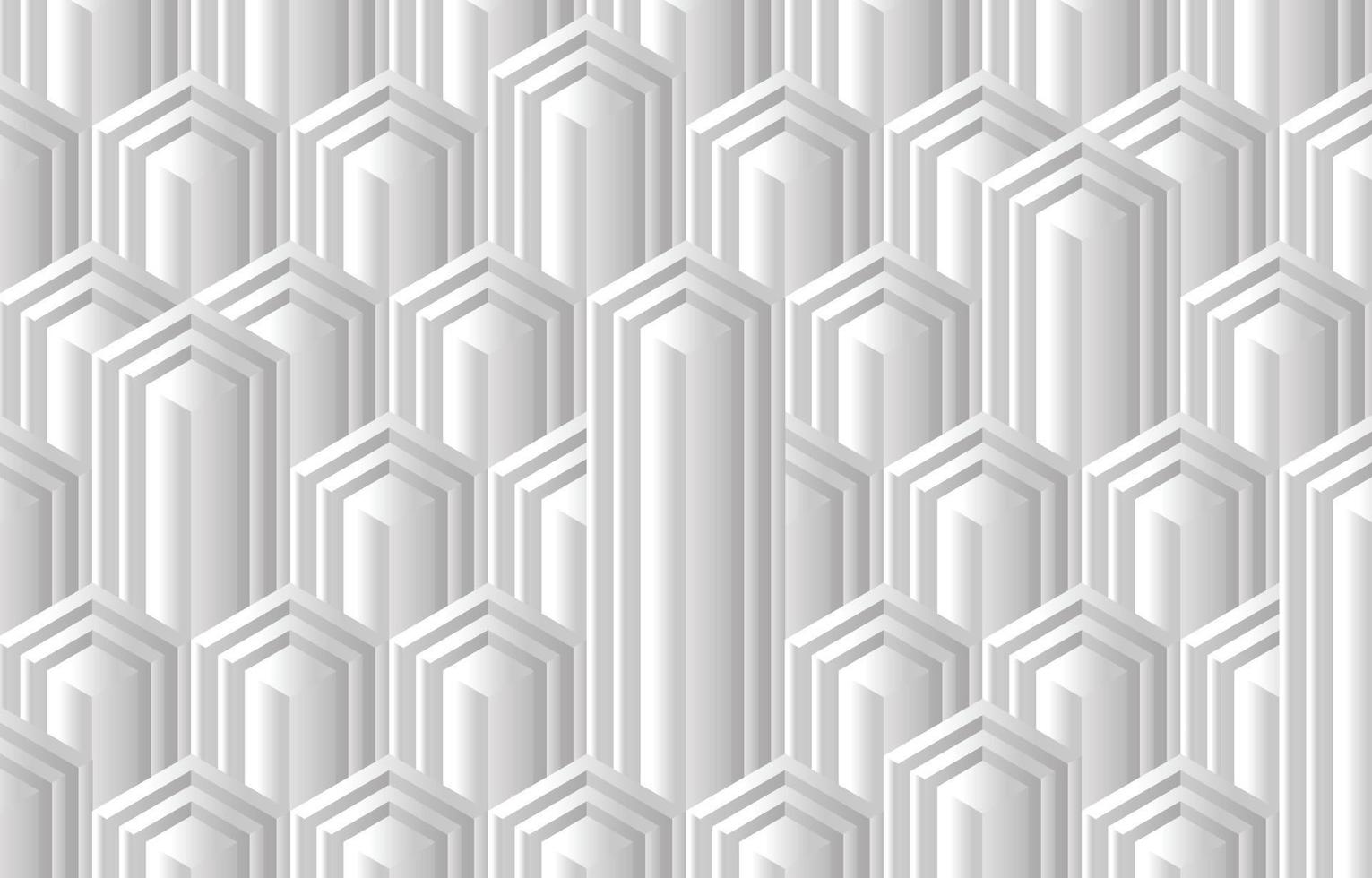 Abstract 3D Texture White Background vector