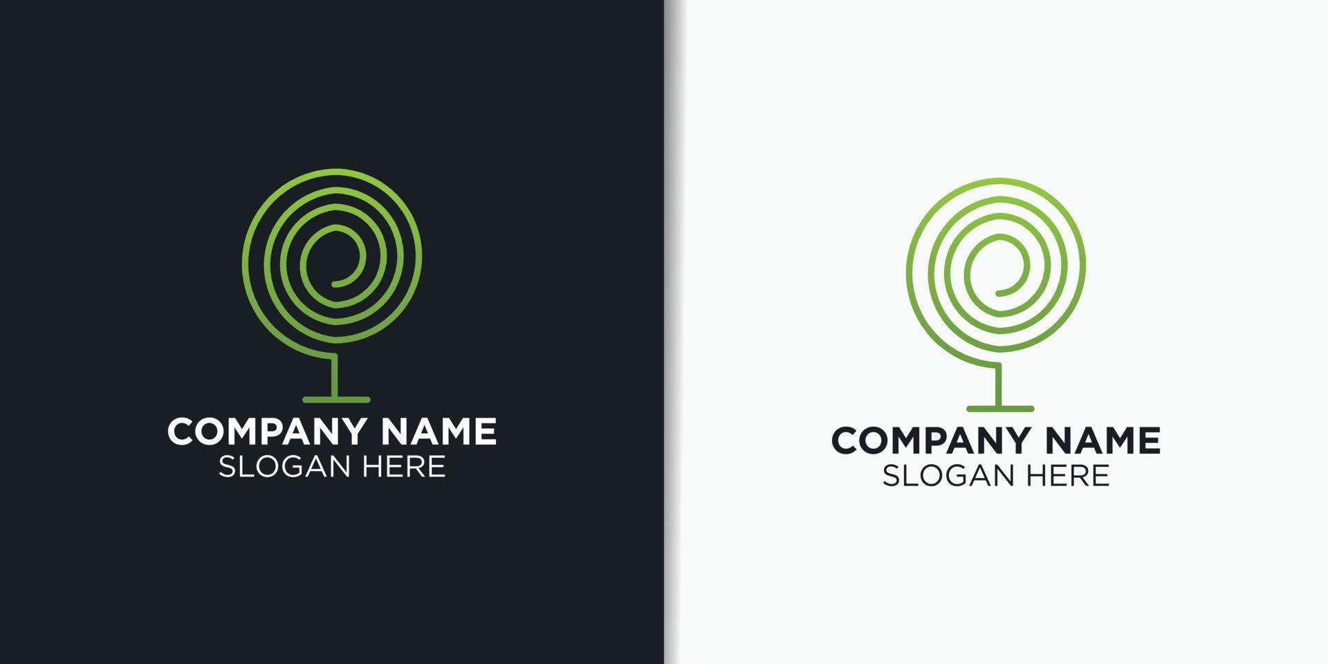 house plants logo design vector, nature logo inspiration vector