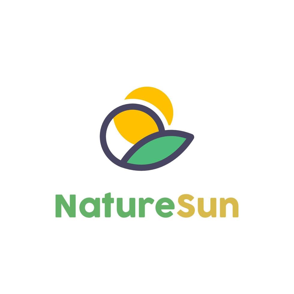 Dom naturaleza logo vector