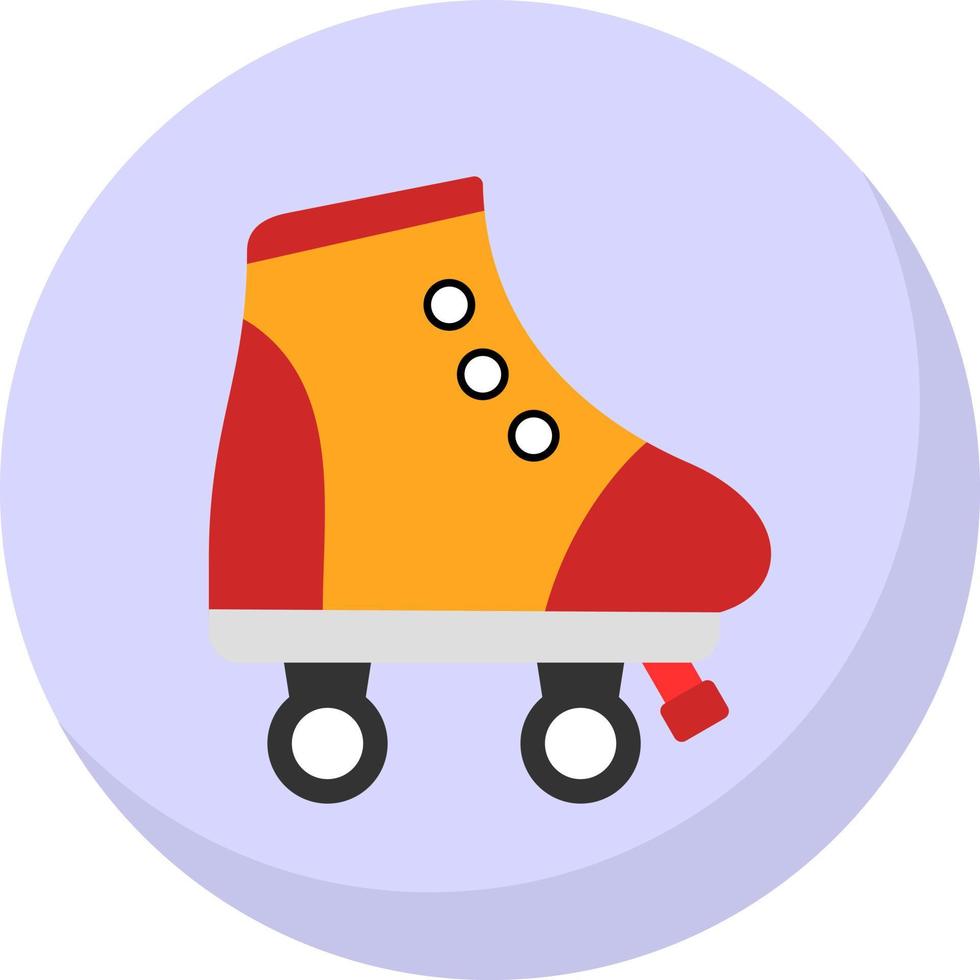 Roller Skate Vector Icon Design