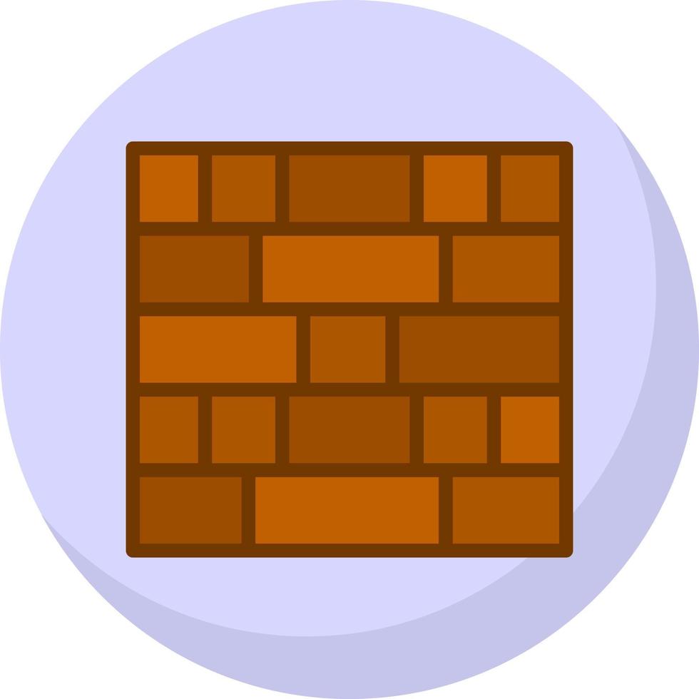 Brick Wall Vector Icon Design