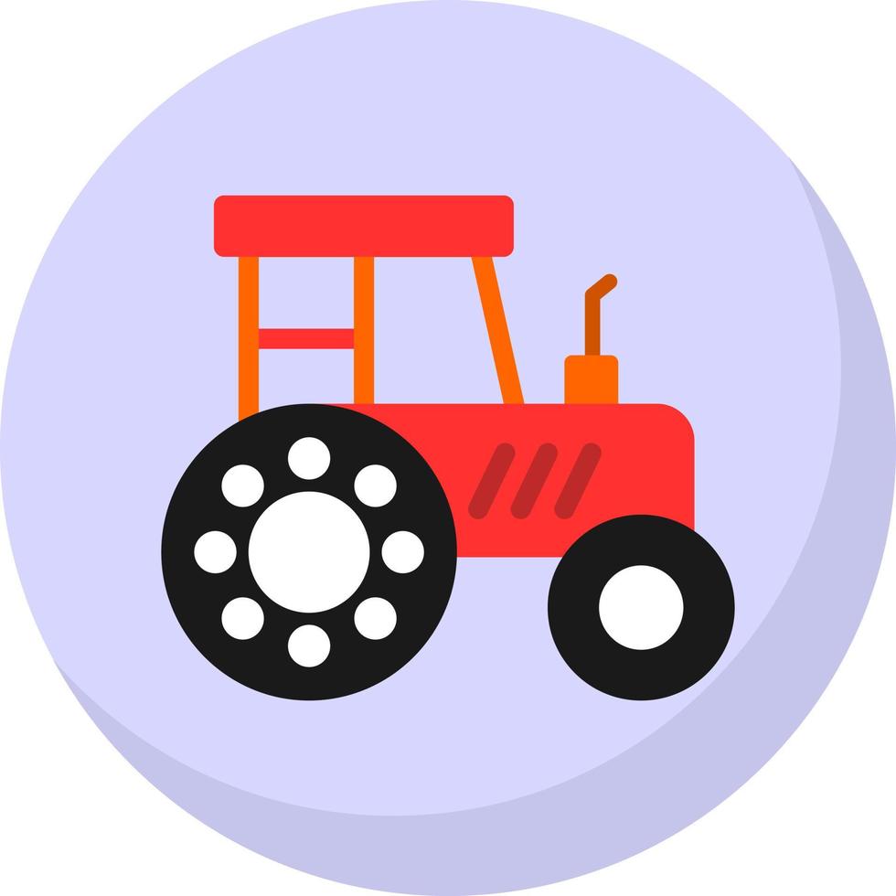 diseño de icono de vector de tractor