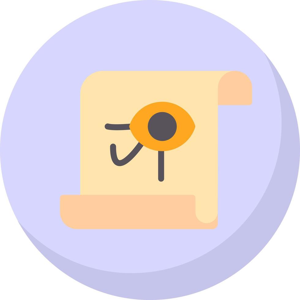 Papyrus Vector Icon Design