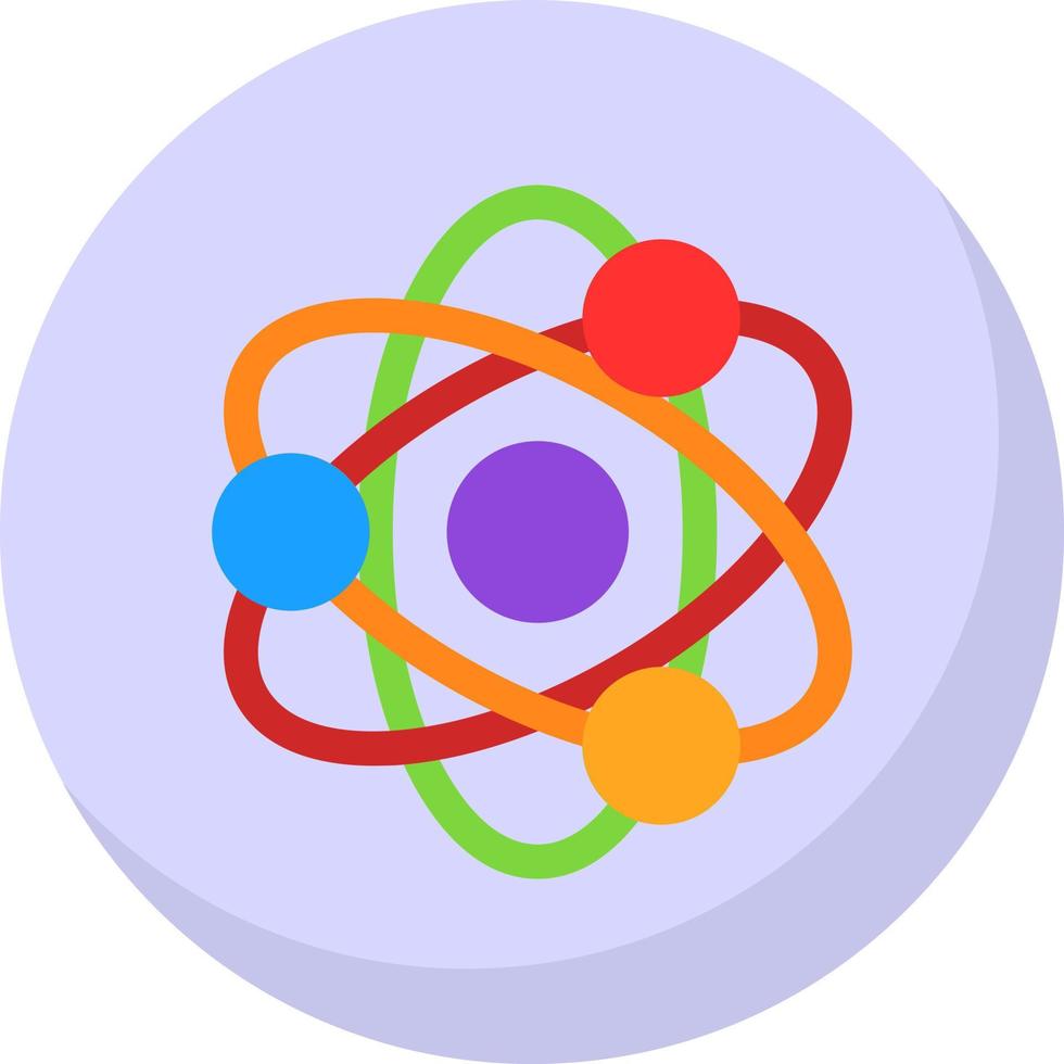 Atoms Vector Icon Design