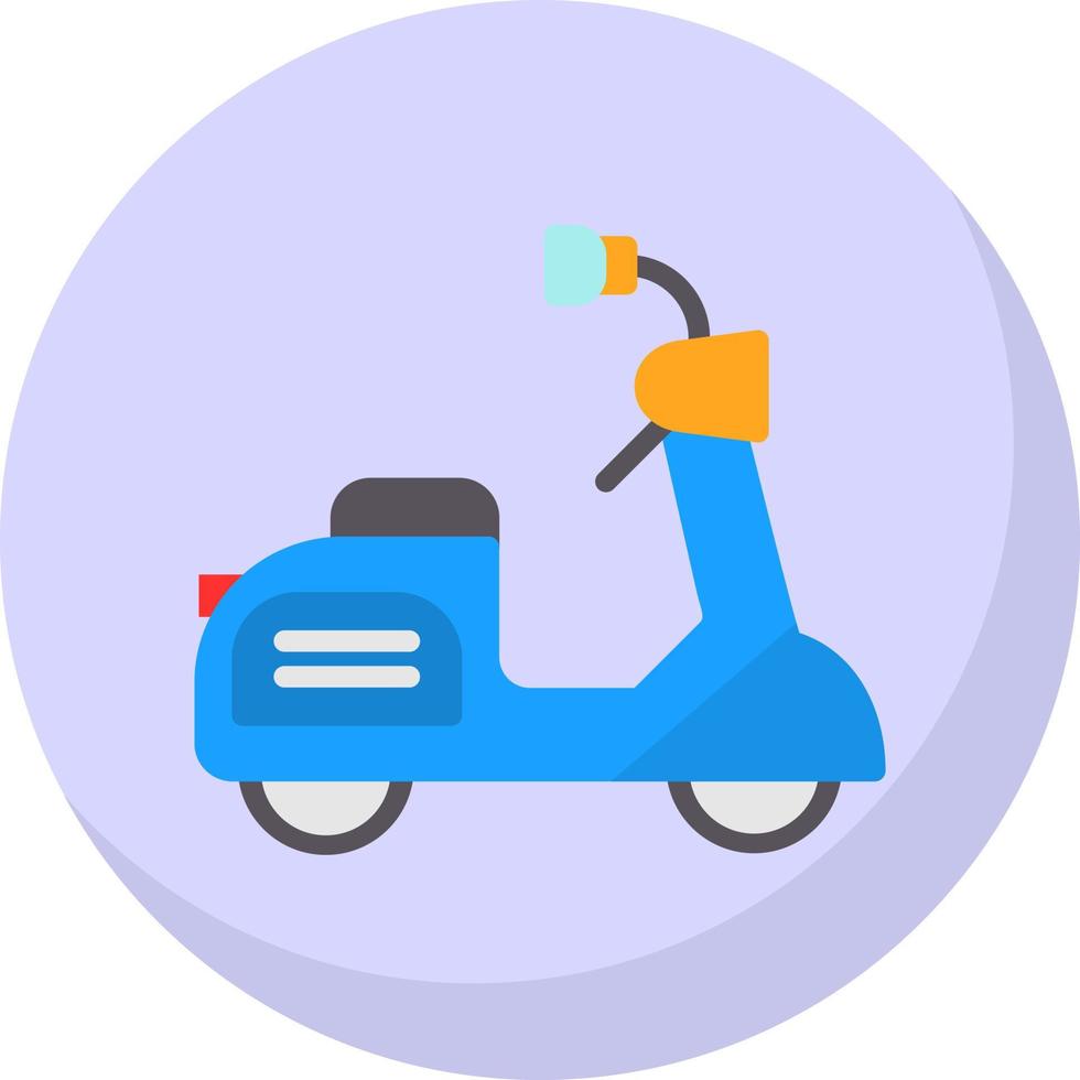 Scooter Vector Icon Design