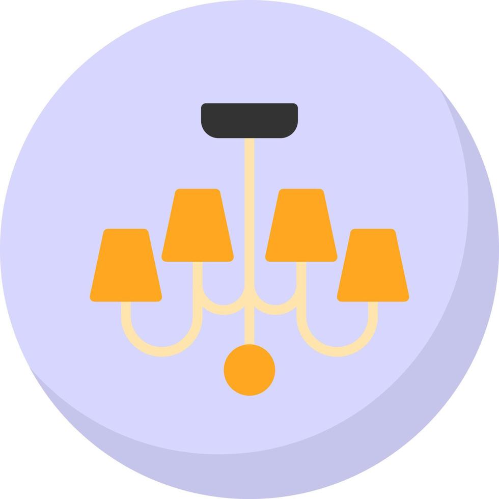 Chandelier Vector Icon Design