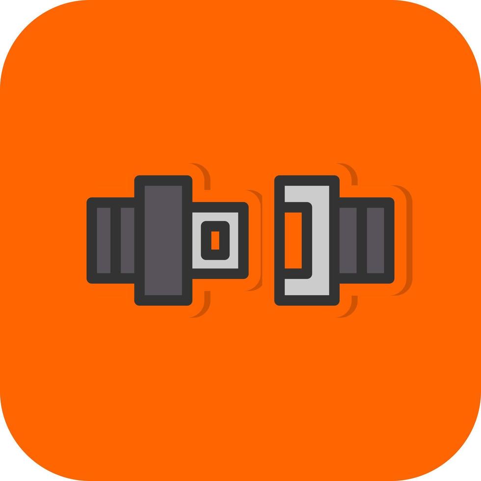 Drive Belt Vector Icon Design