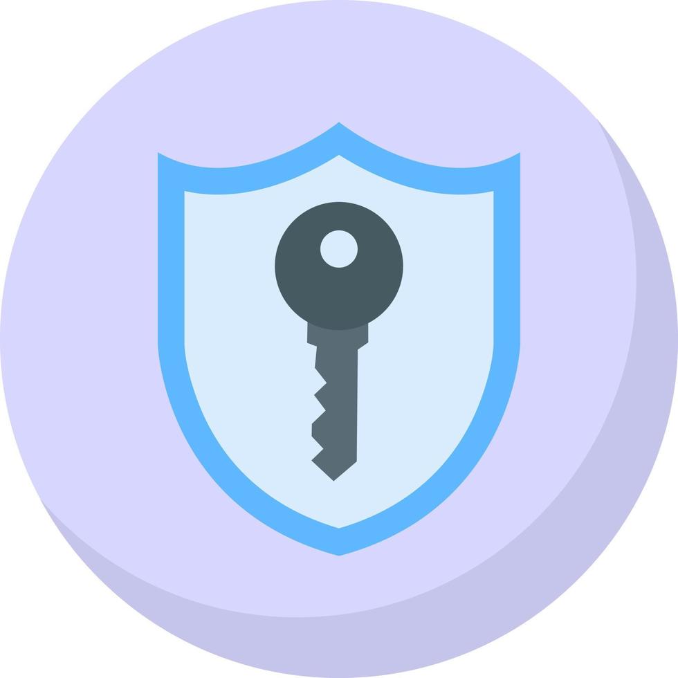 Private Key Vector Icon Design