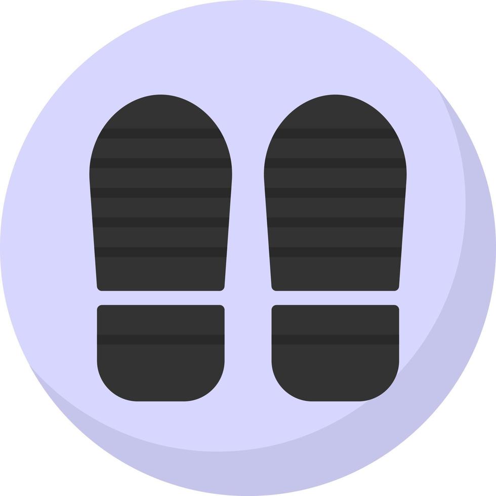 Footsteps Vector Icon Design