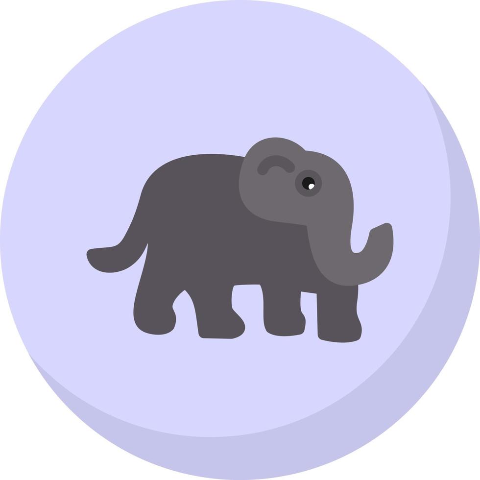 diseño de icono de vector de mamut