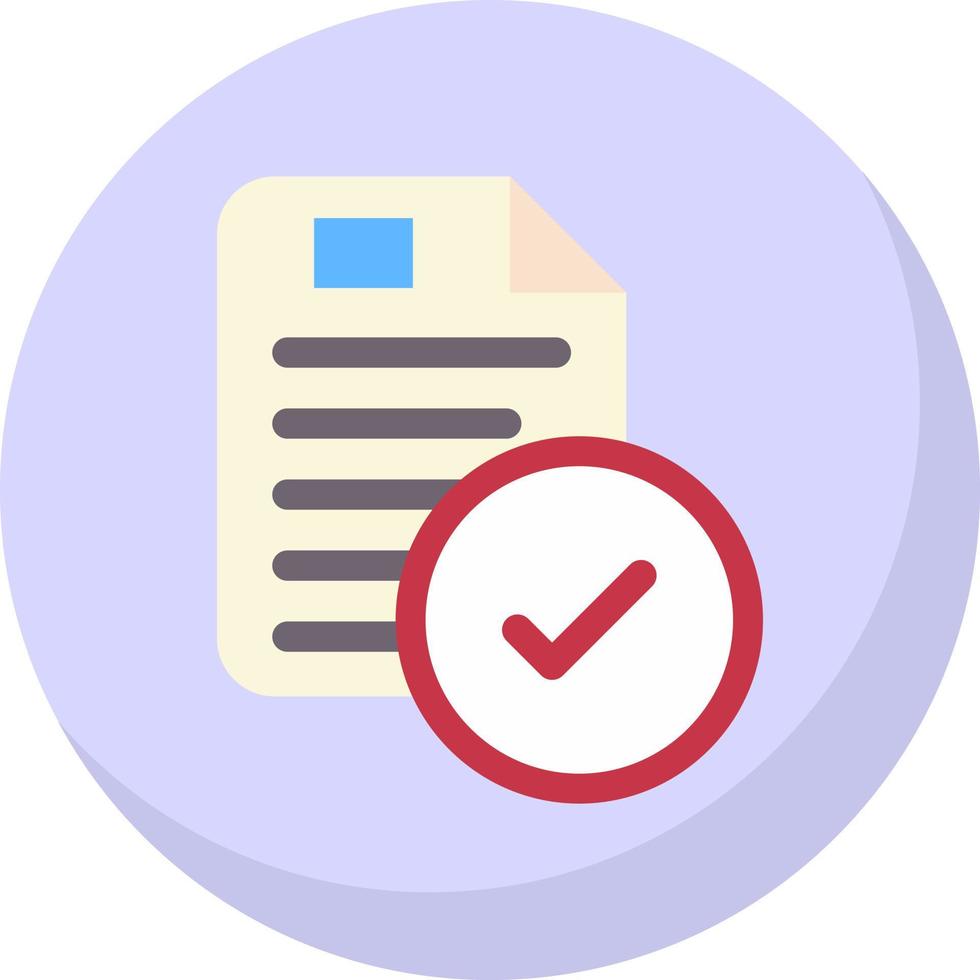 Verification Vector Icon Design