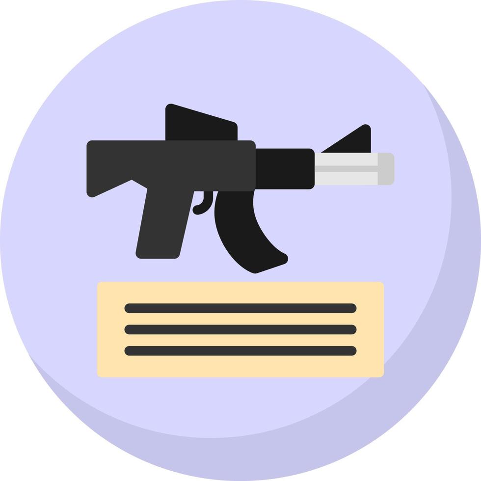 Knocked Out Vector Icon Design