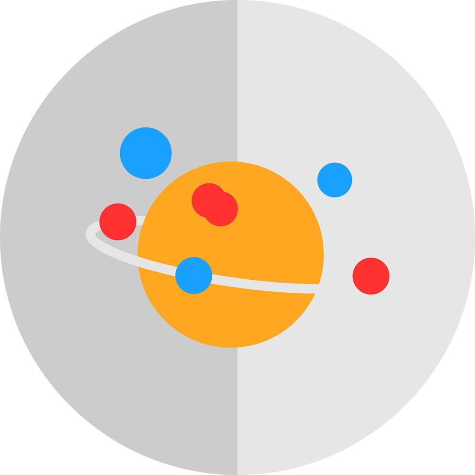 Solar System Vector Icon Design