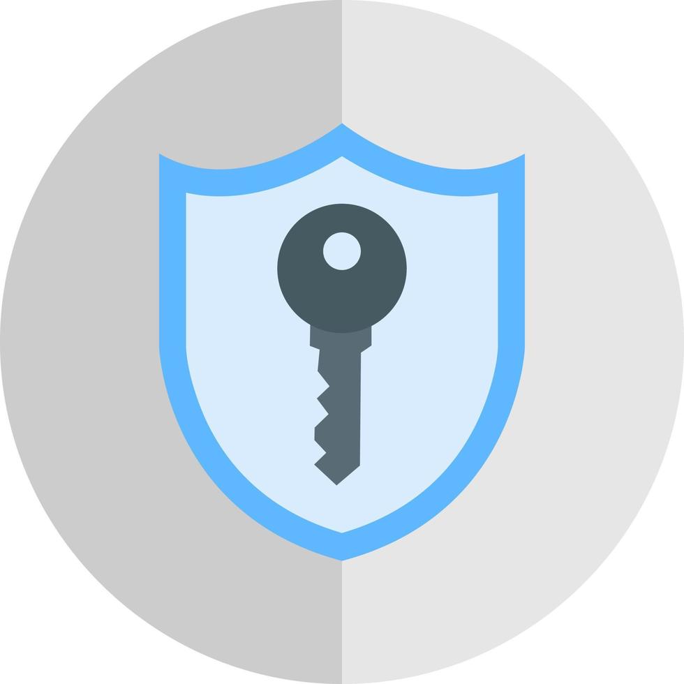 Private Key Vector Icon Design