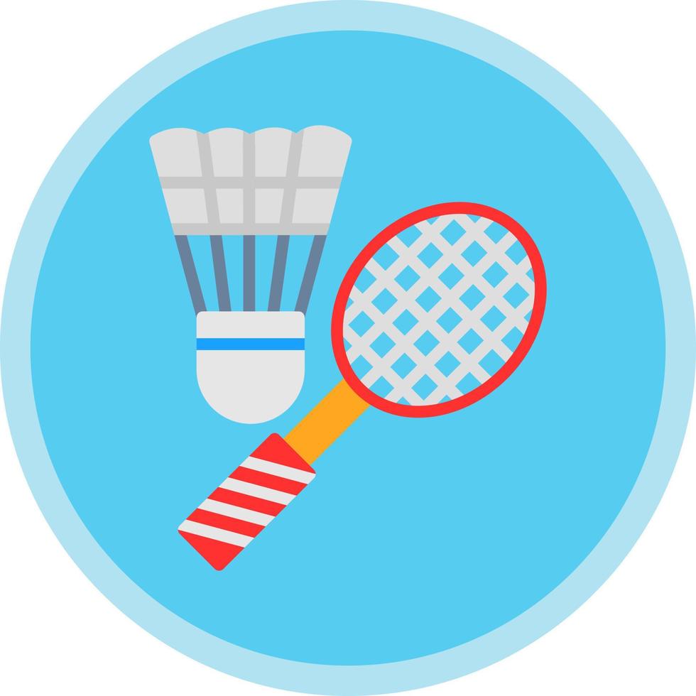 Badminton Vector Icon Design