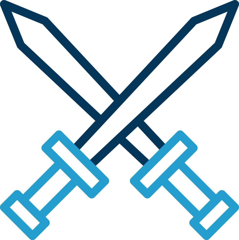 Swords Vector Icon Design