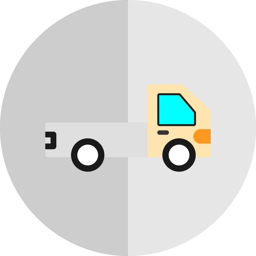 Pickup Truck Vector Icon Design