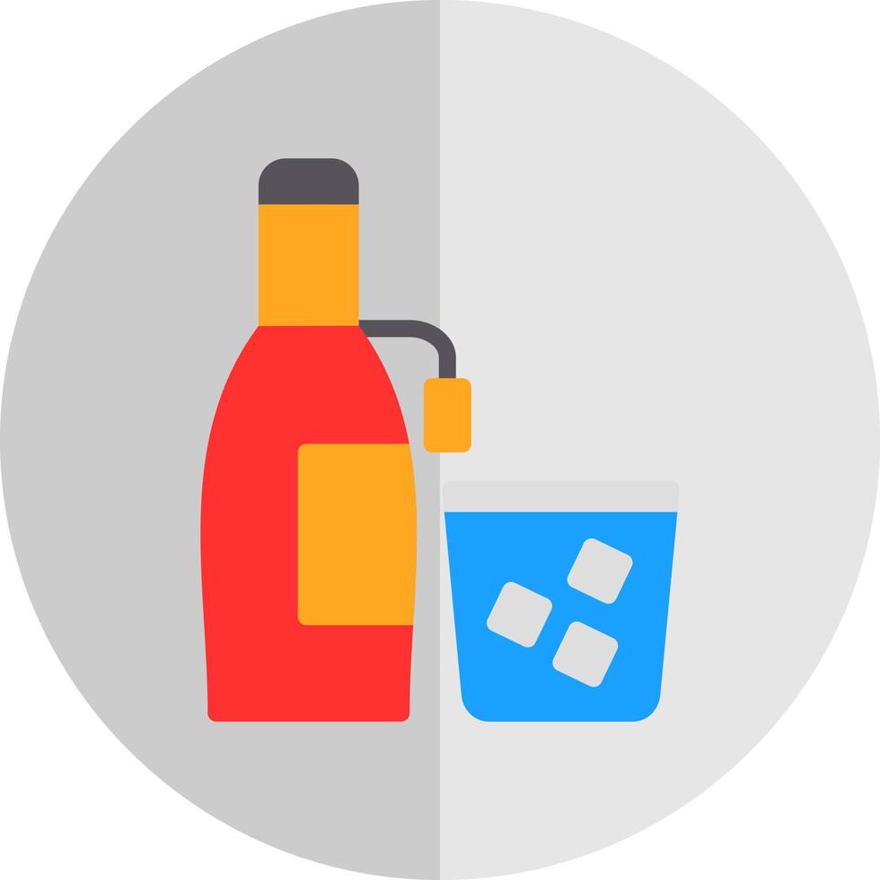 Wine Bottle Vector Icon Design