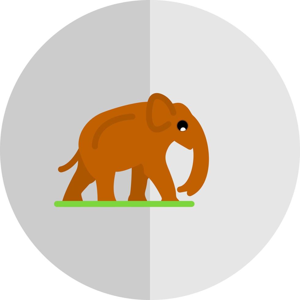 Mammoth Vector Icon Design