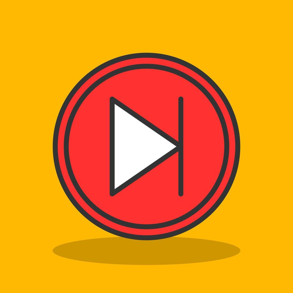 Next Button Vector Icon Design